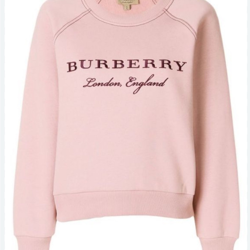 Burberry Pink Sweatshirt for Women L